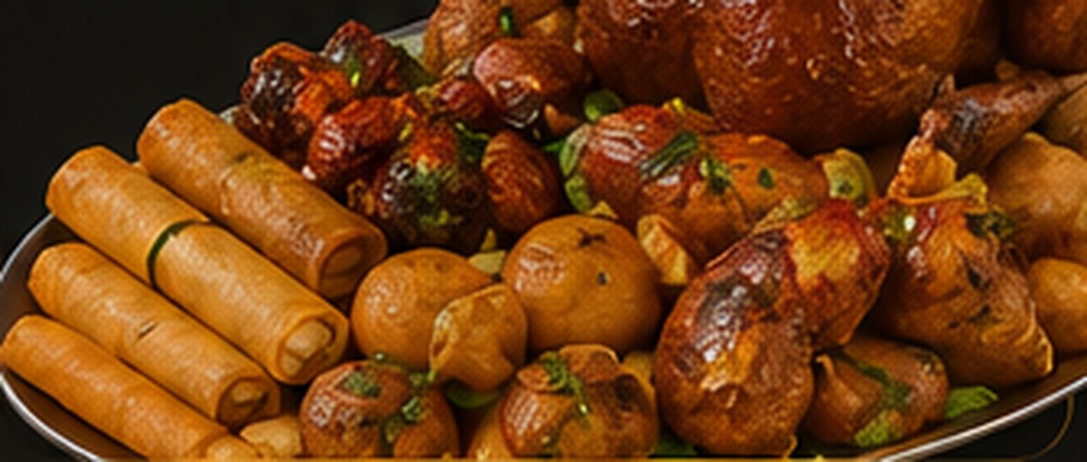 Jumbo Pack — 10 Spring Rolls, 10 Samosas, 20 Puffpuff, 10 Cornroll, 3 Full Turkey, 3 Chicken Cutout